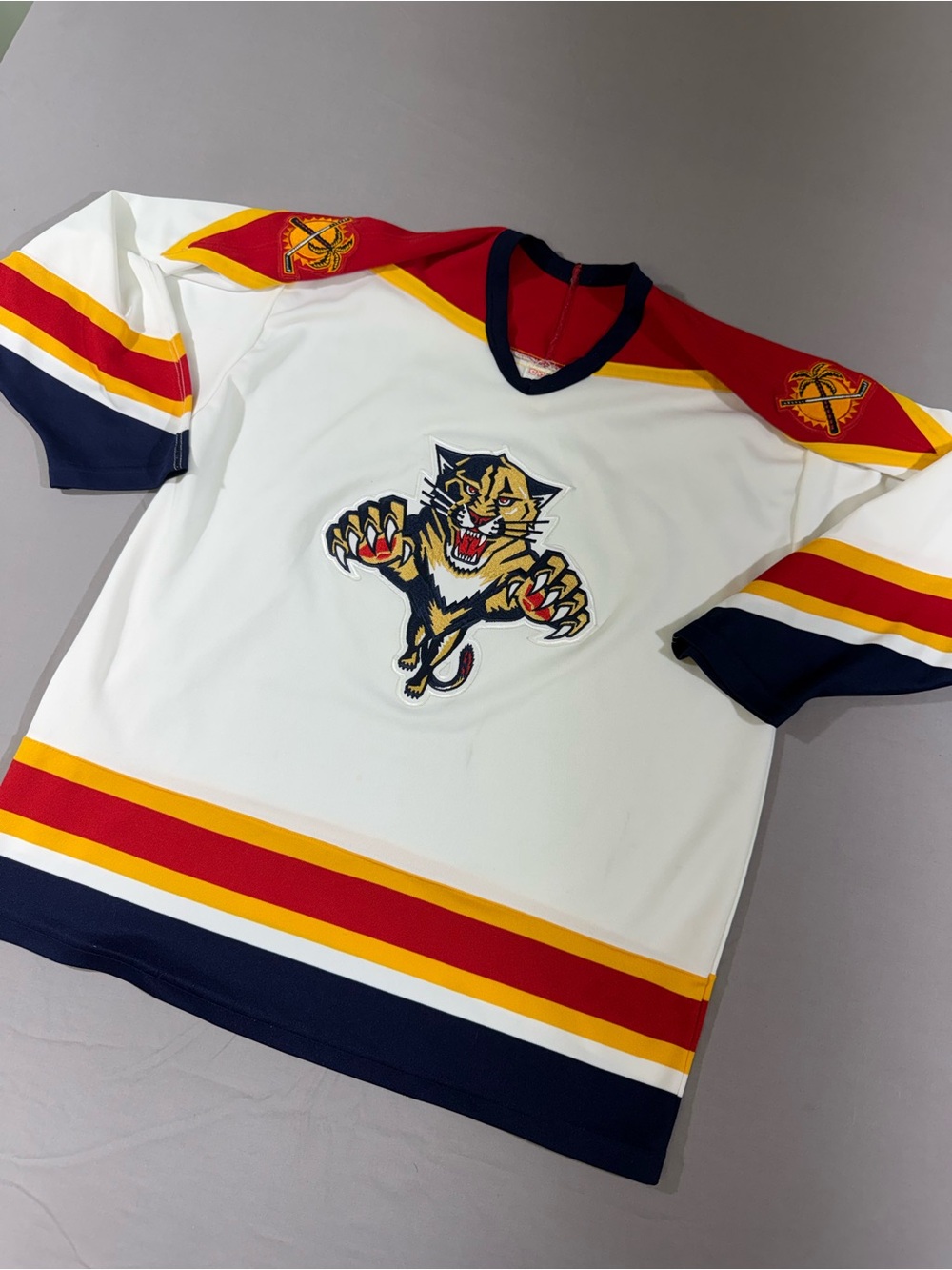 Vintage 90’s Florida Panthers CCM Maska Jersey